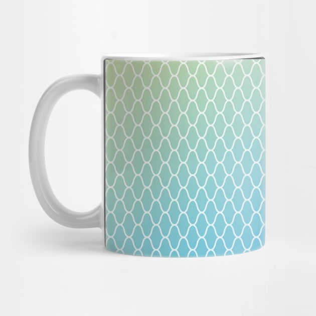 Pattern blue pastel with gradient fishnet by Blacklinesw9